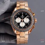 Copy Omega Speedmaster Watch VK Quartz Rose Gold Watch